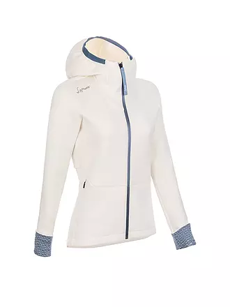 LAMUNT | Veste polaire thermique à capuche Antje pour femmes | weiss